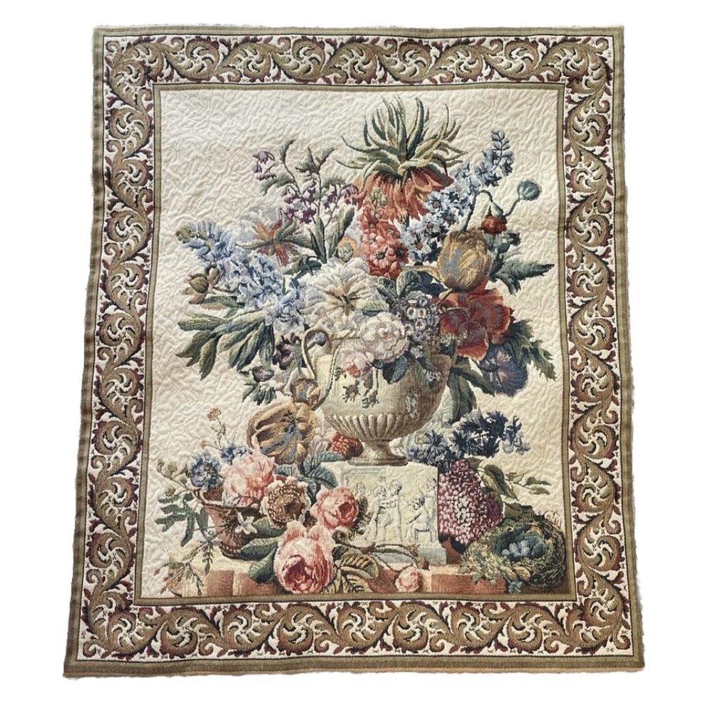 Corona Decor Co. 31”x26.5” Rug Woven Wall Hanging Tapestry #2724 Made in USA